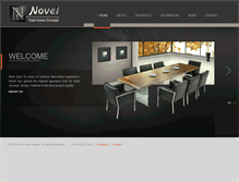 Tablet Screenshot of novelfurniture.com